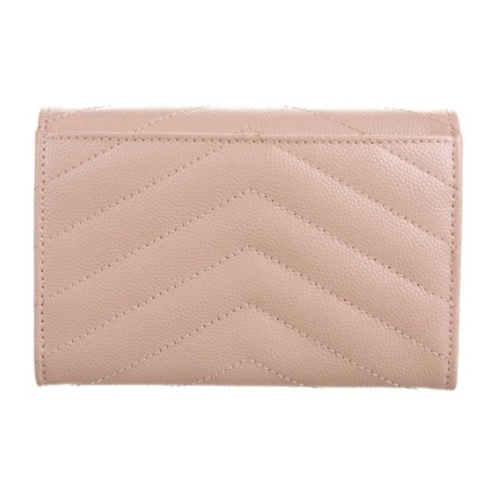 Saint Laurent Cassandre PINK Envelope Wallet YSL AUTHENTIC - Picture 4 of 13